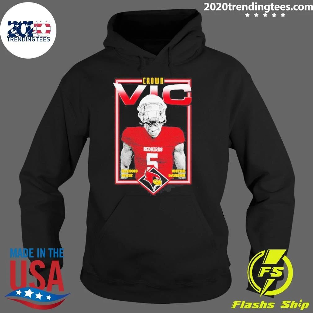 Victor Dawson Crown Vic Illinois State Redbirds Shirt