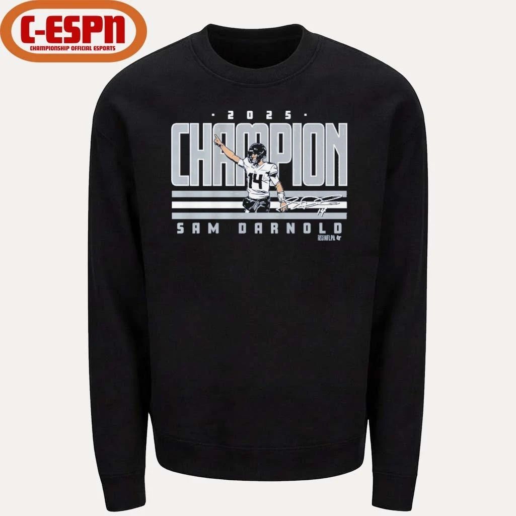 Sam Darnold 2025 World Champion Shirt
