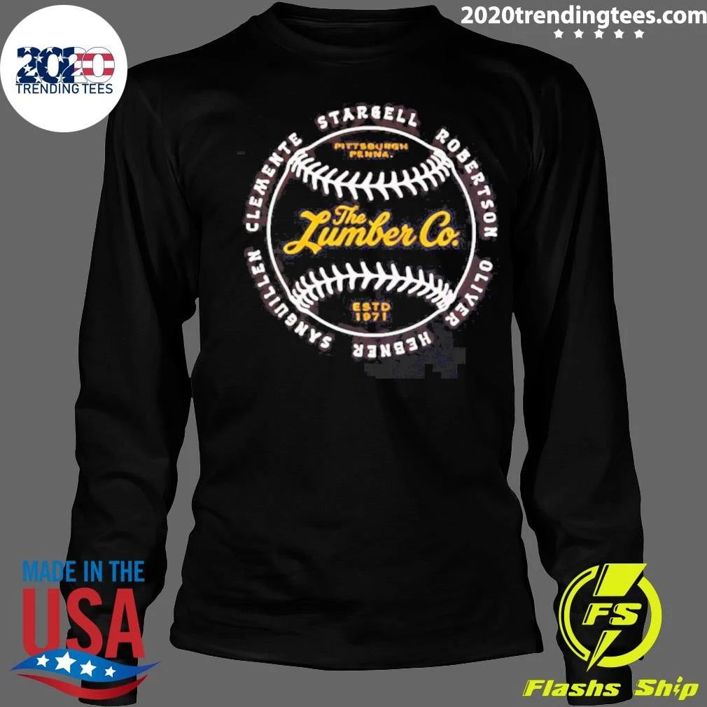 The Lumber Co 1971 Pittsburgh Pirates Baseball Shirt