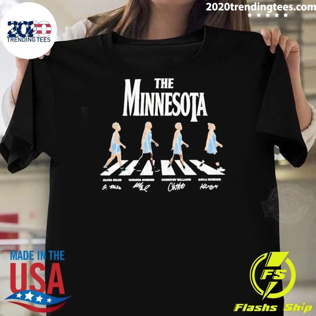 Kayla Mcbride Williams Howard Miles The Minnesota Abbey Road Signatures Shirt