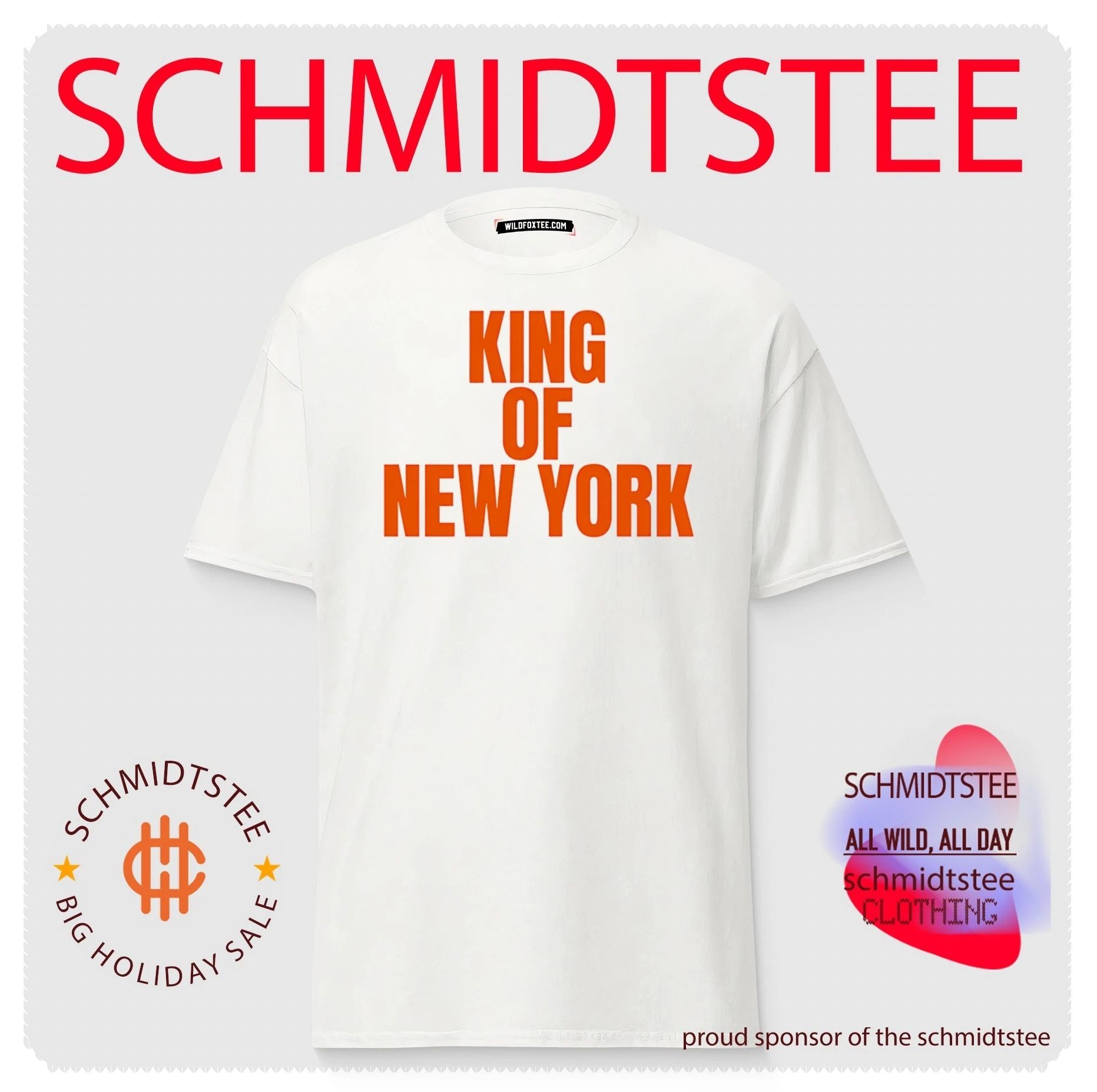 New York Knicks King of New York simple text shirt
