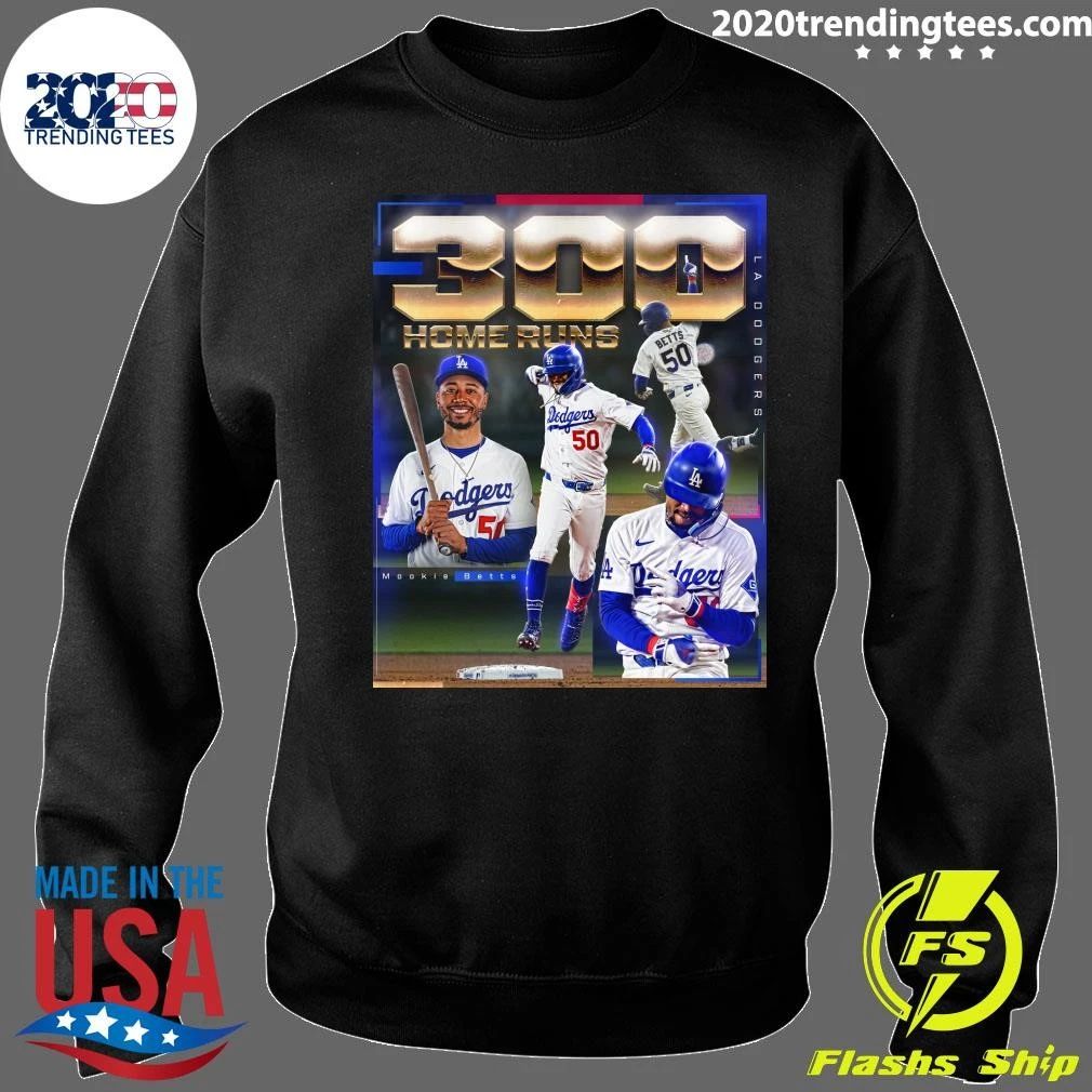 Los Angeles Dodgers 300 Home Runs For Mookie Betts Shirt