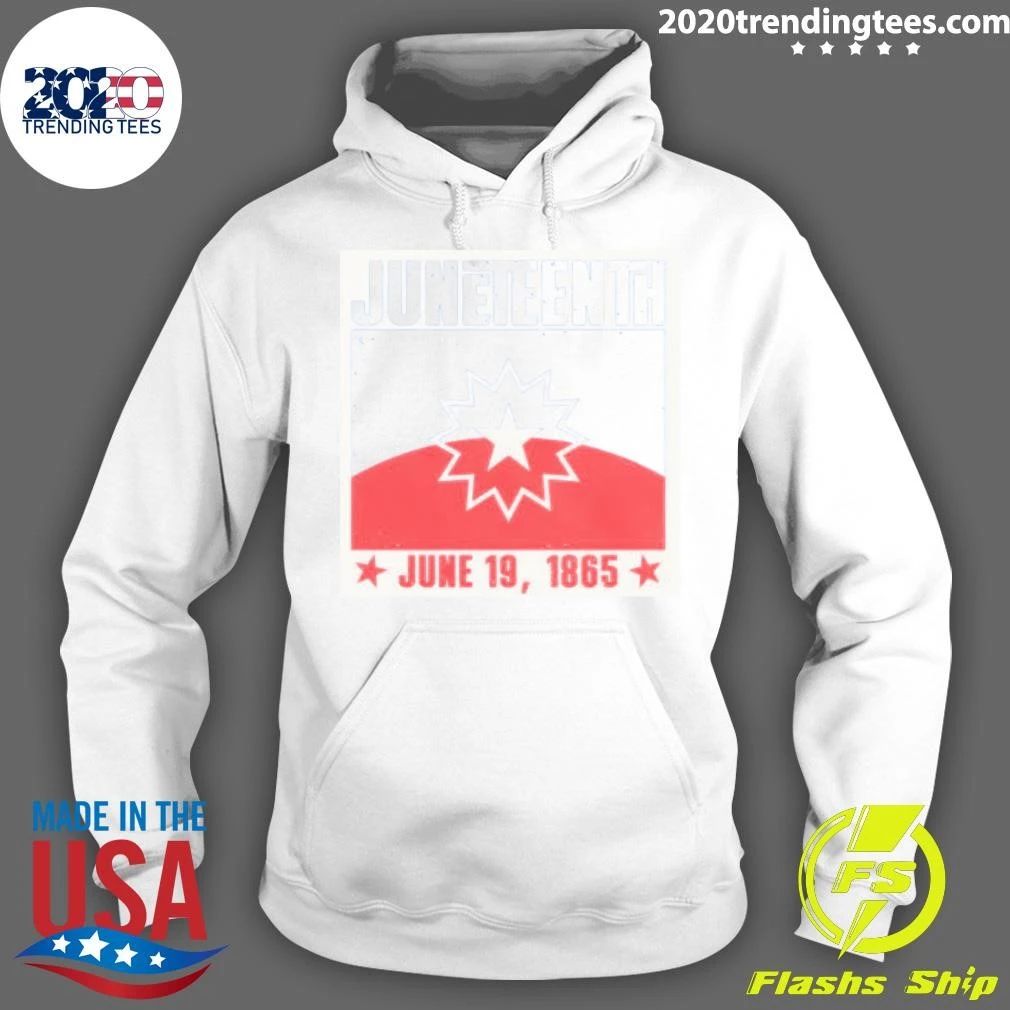 Juneteenth Red White Blue Freedom Flag 1865 Emancipation Day Shirt