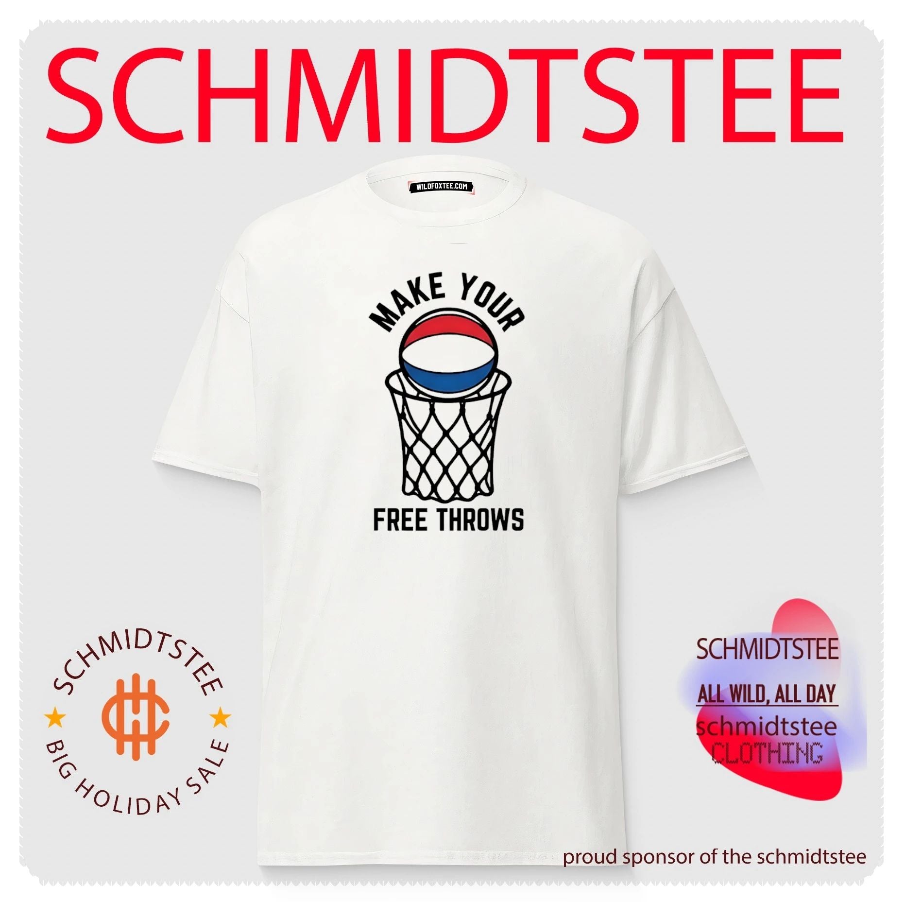 Make your free throws graphic shirt