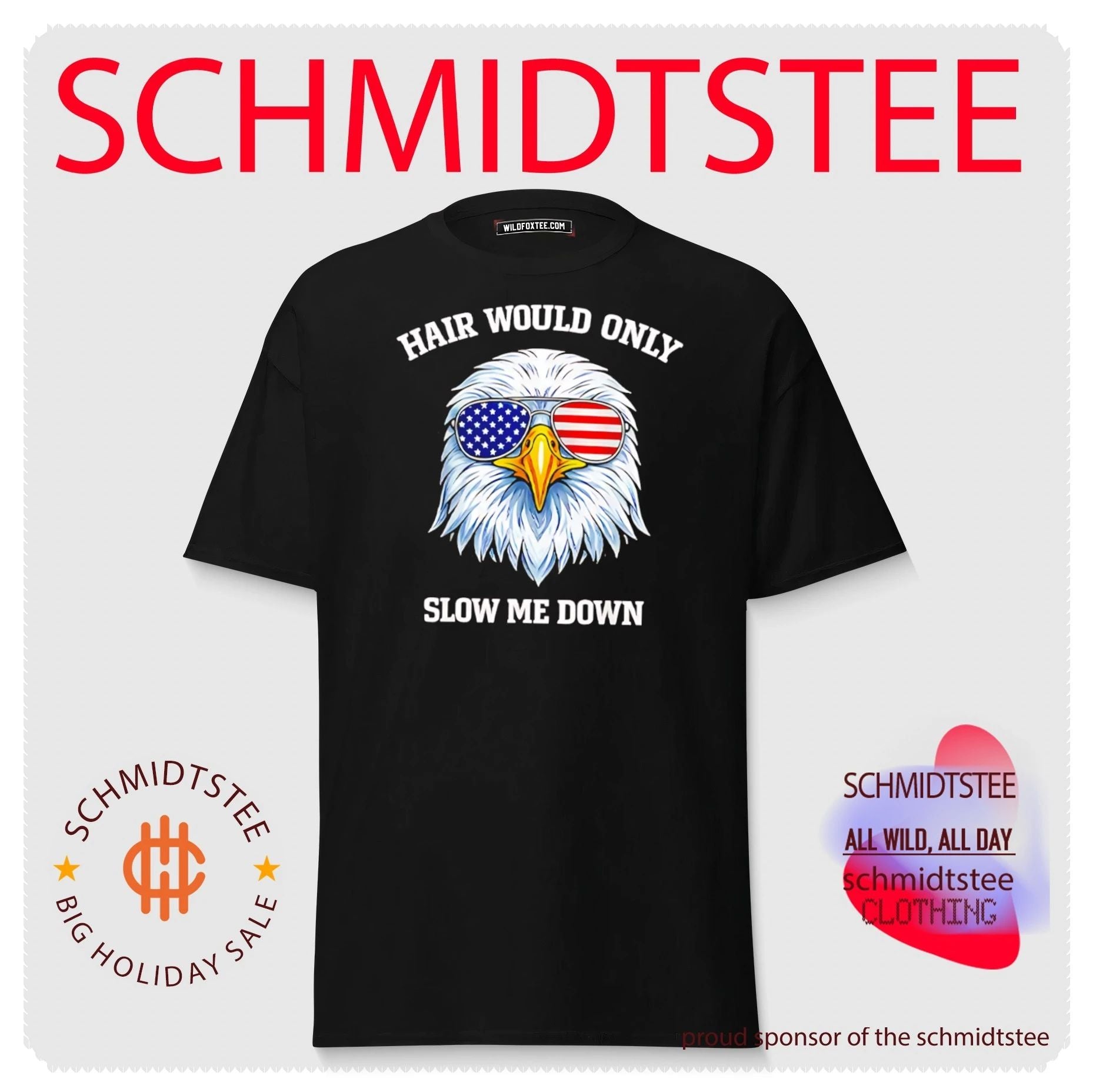 Eagle 4Th Of July Hair Would Only Slow Me Down shirt