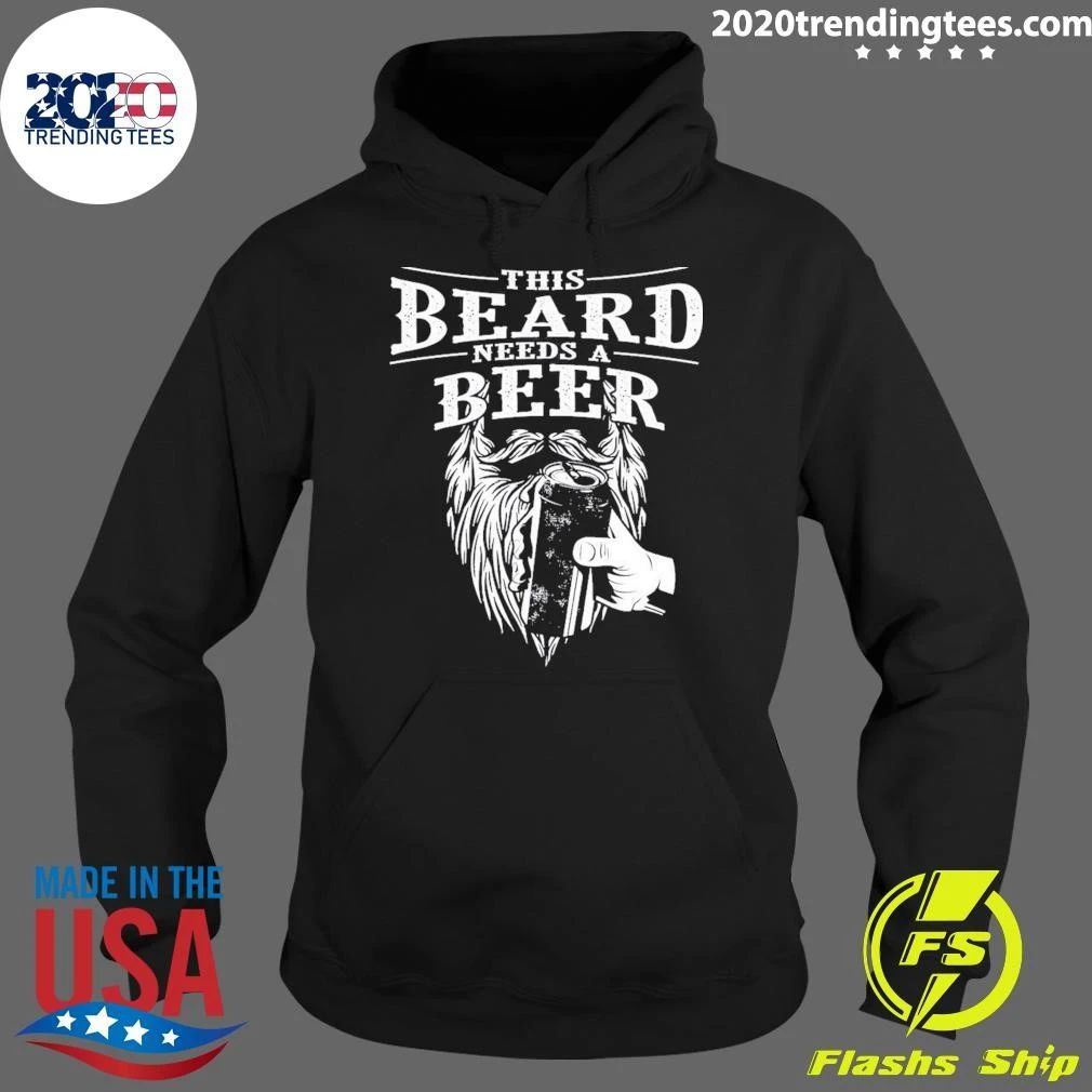 Men’s Greatest Beard This Beard Needs A Beer Shirt