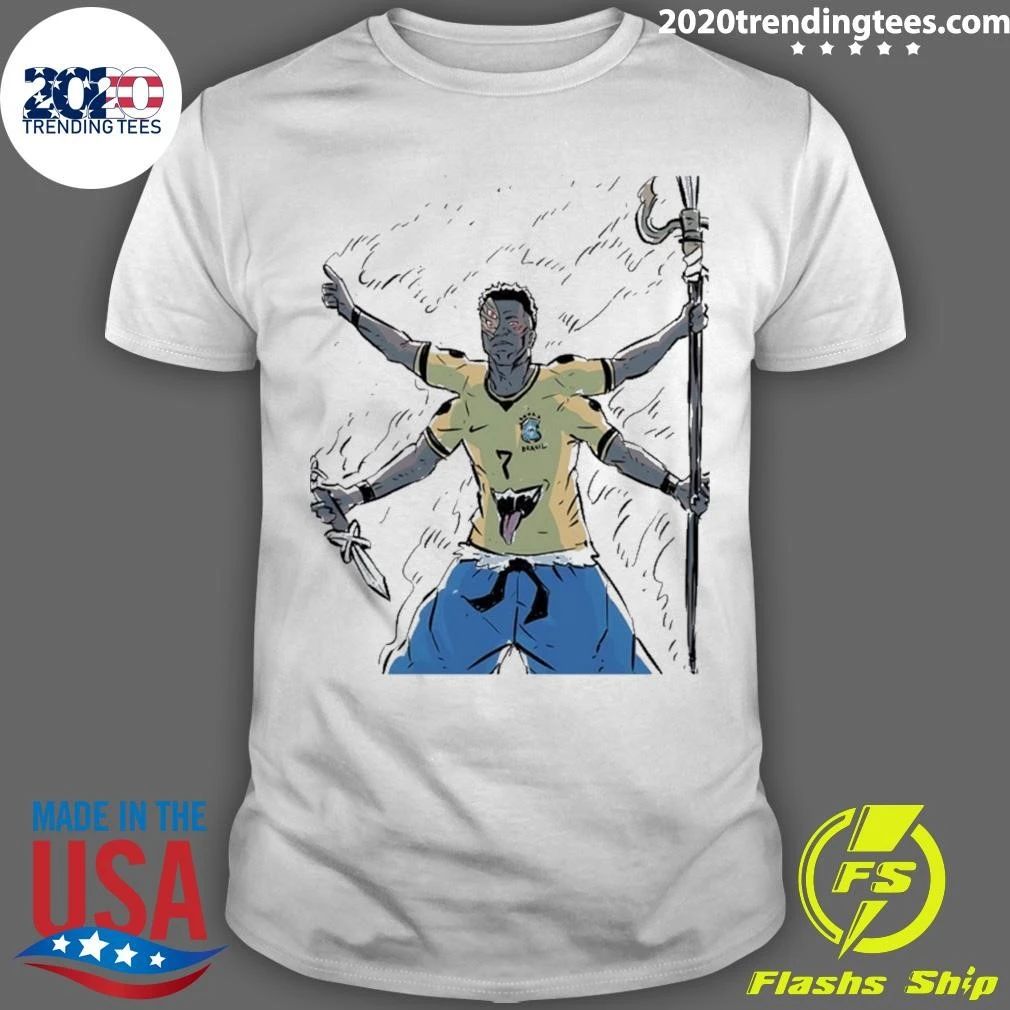 Vini Jr. Brazil Ryomen Sukuna Shirt