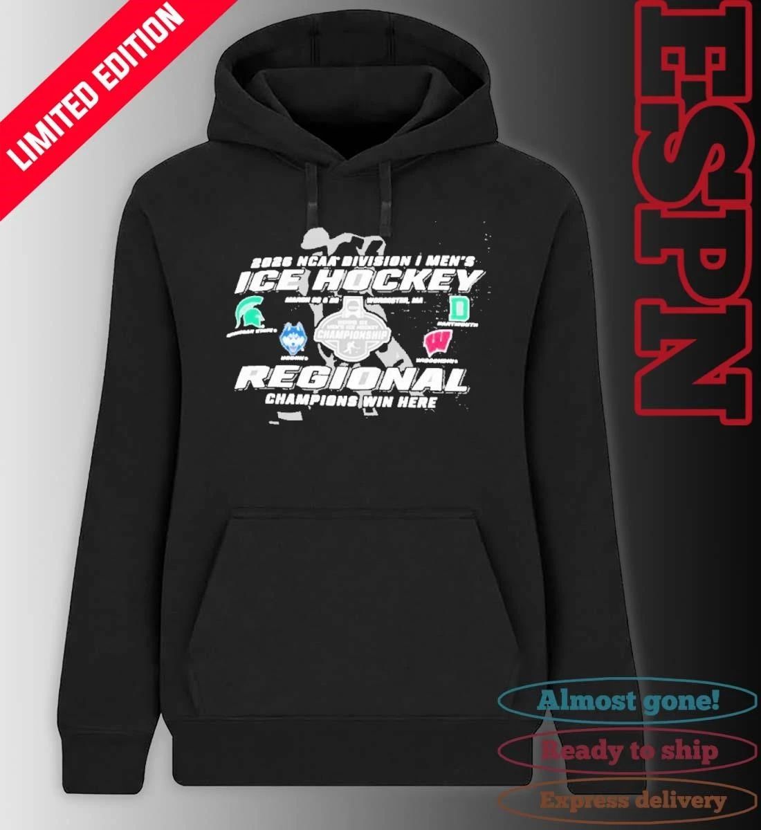 2026 NCAA DI Men’s Ice Hockey Regional Champions Win Here Worcester, MA, March 26 & 28 Shirt