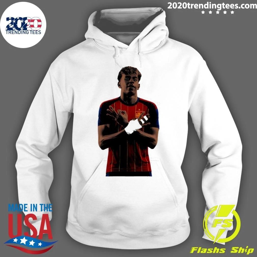 Lamine Yamal Celebration Spain Soccer World Cup 2026 Shirt