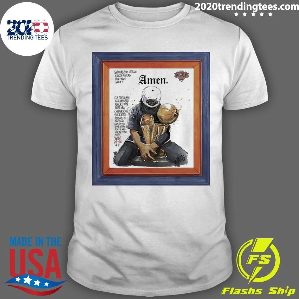 Jalen Brunson Amen Nba Final Mvp Shirt