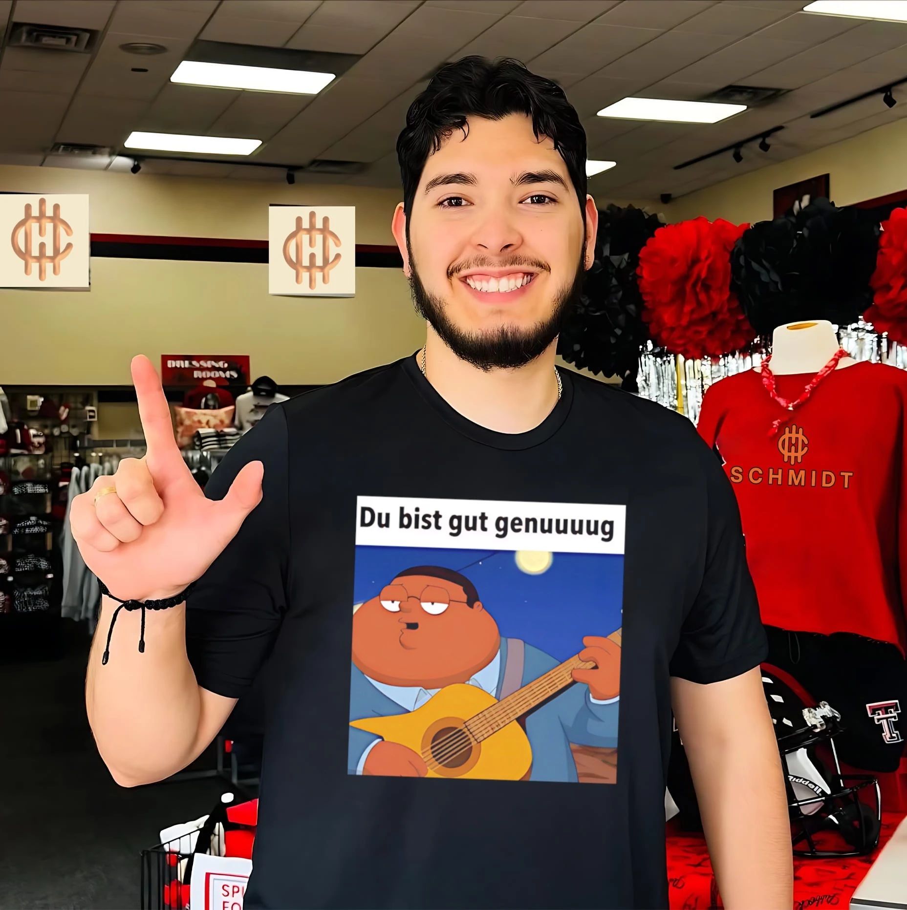 Cleveland Brown Jr Du Bist Gut Genuuuug singing shirt