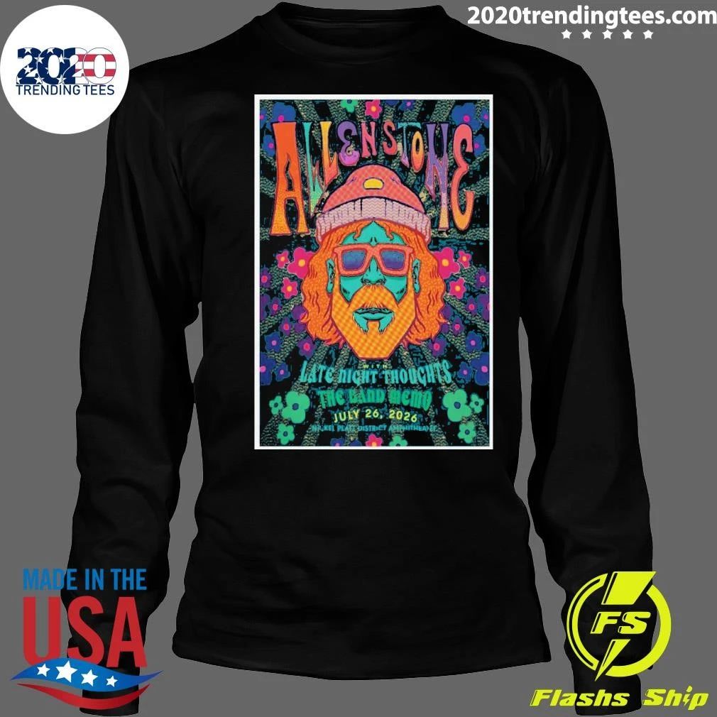 Allen Stone Fishers, Indiana July 26 2026 Shirt