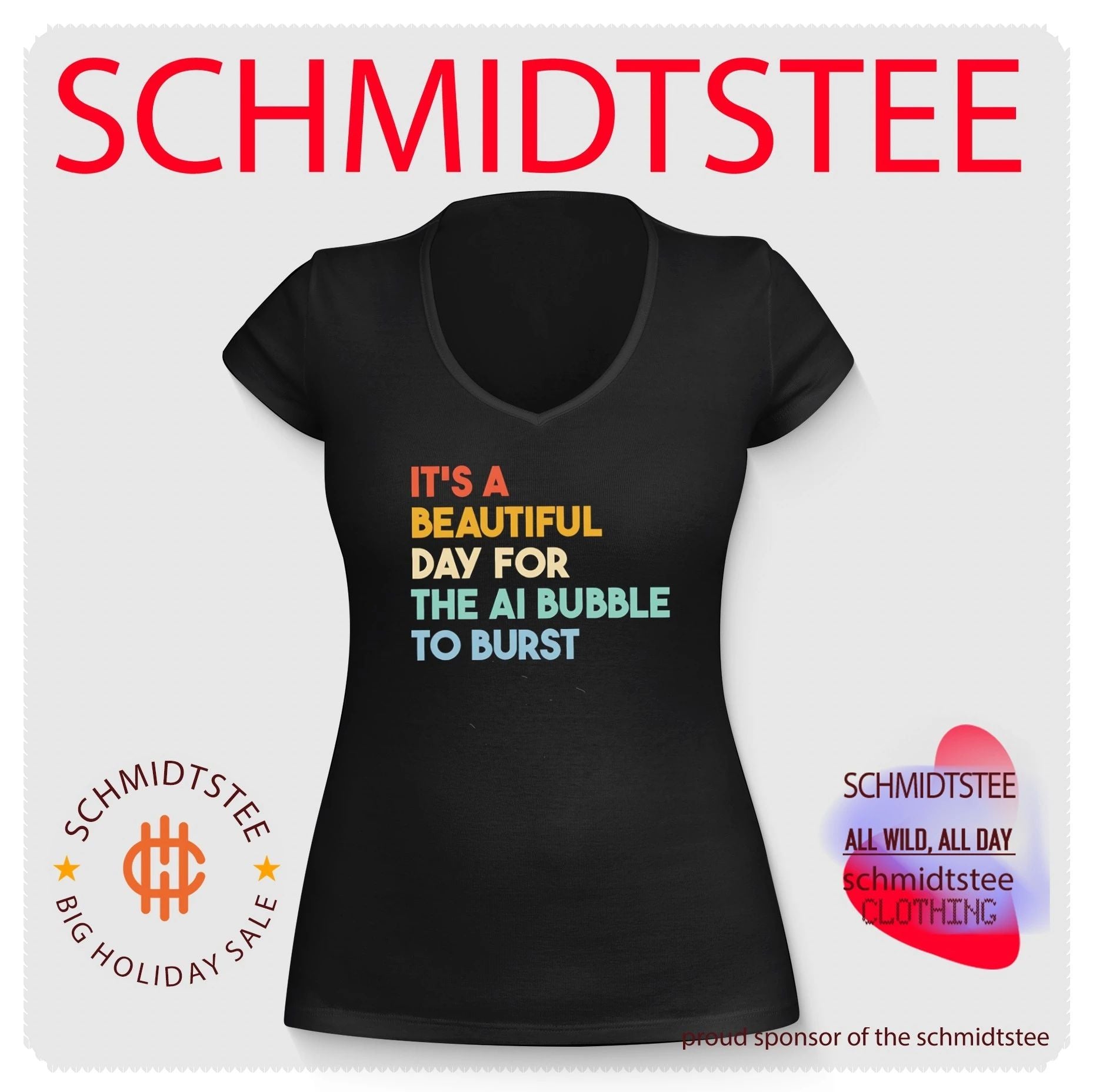 It’s a beautiful day for the AI bubble to burst shirt