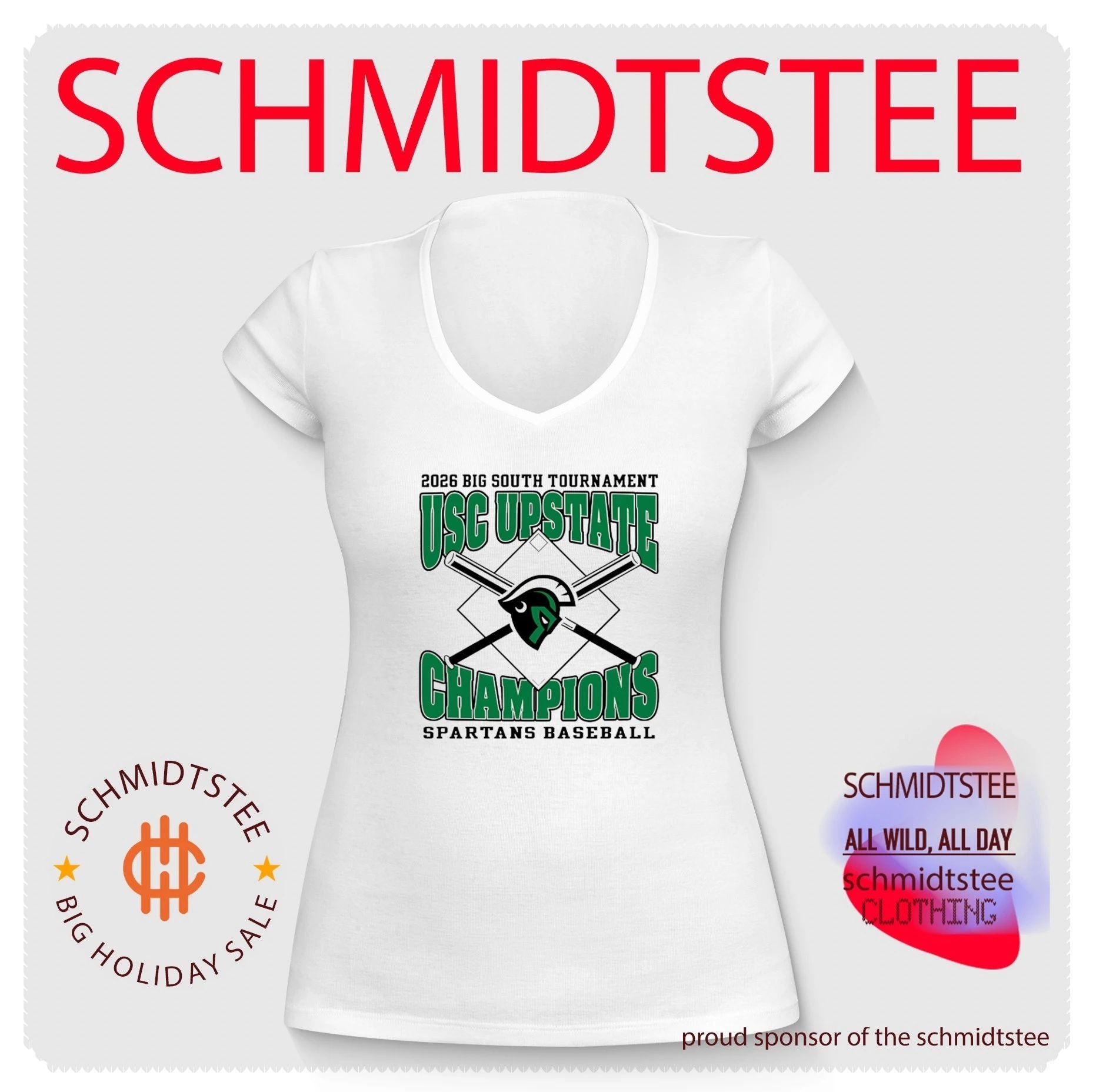 USC Upstate Baseball 2026 Big South Tournament Champions shirt