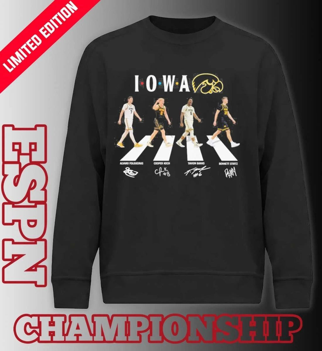 Iowa Men’s Basketball Abbey Road Shirt