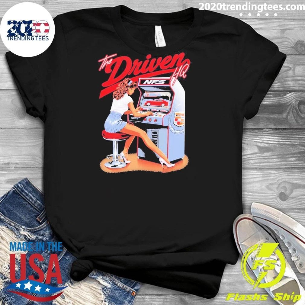 The Driven HQ NFS Need For Speed Arcade Retro Gaming Girl Shirt