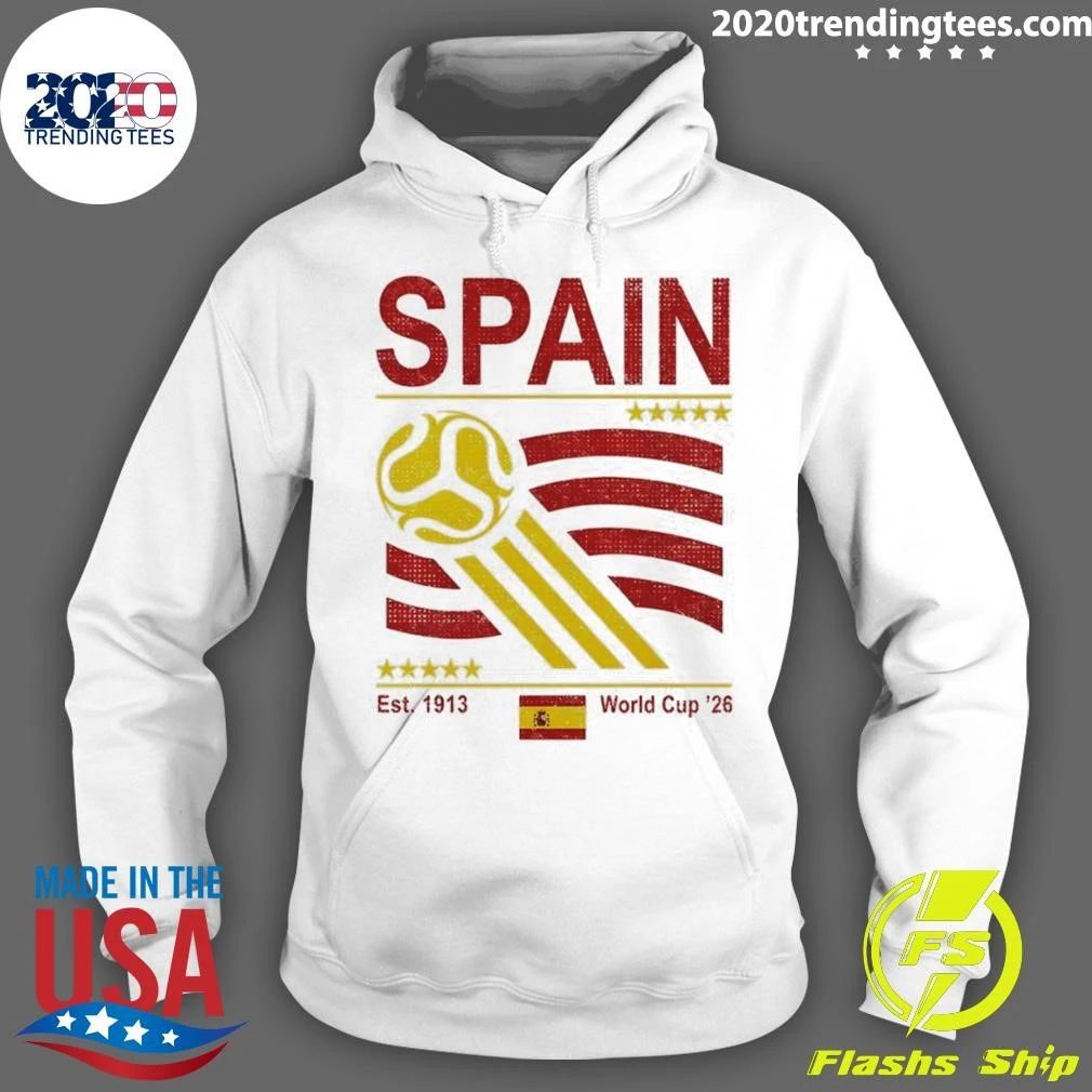 Spain Soccer Est 1913 World Cup 2026 Spain Flag Shirt