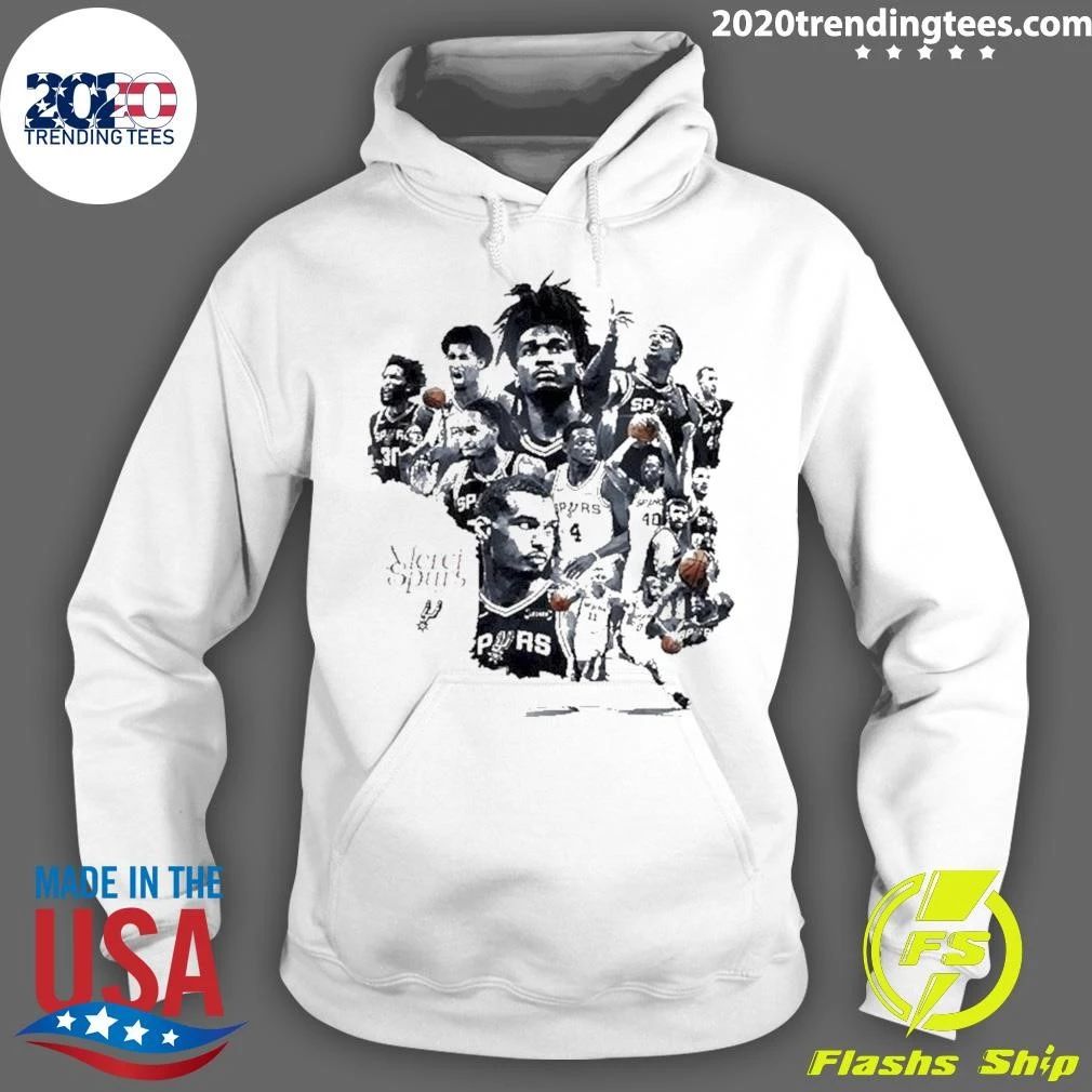 Merci Les Spurs Victor Wembanyama San Antonio Nba 2026 Shirt