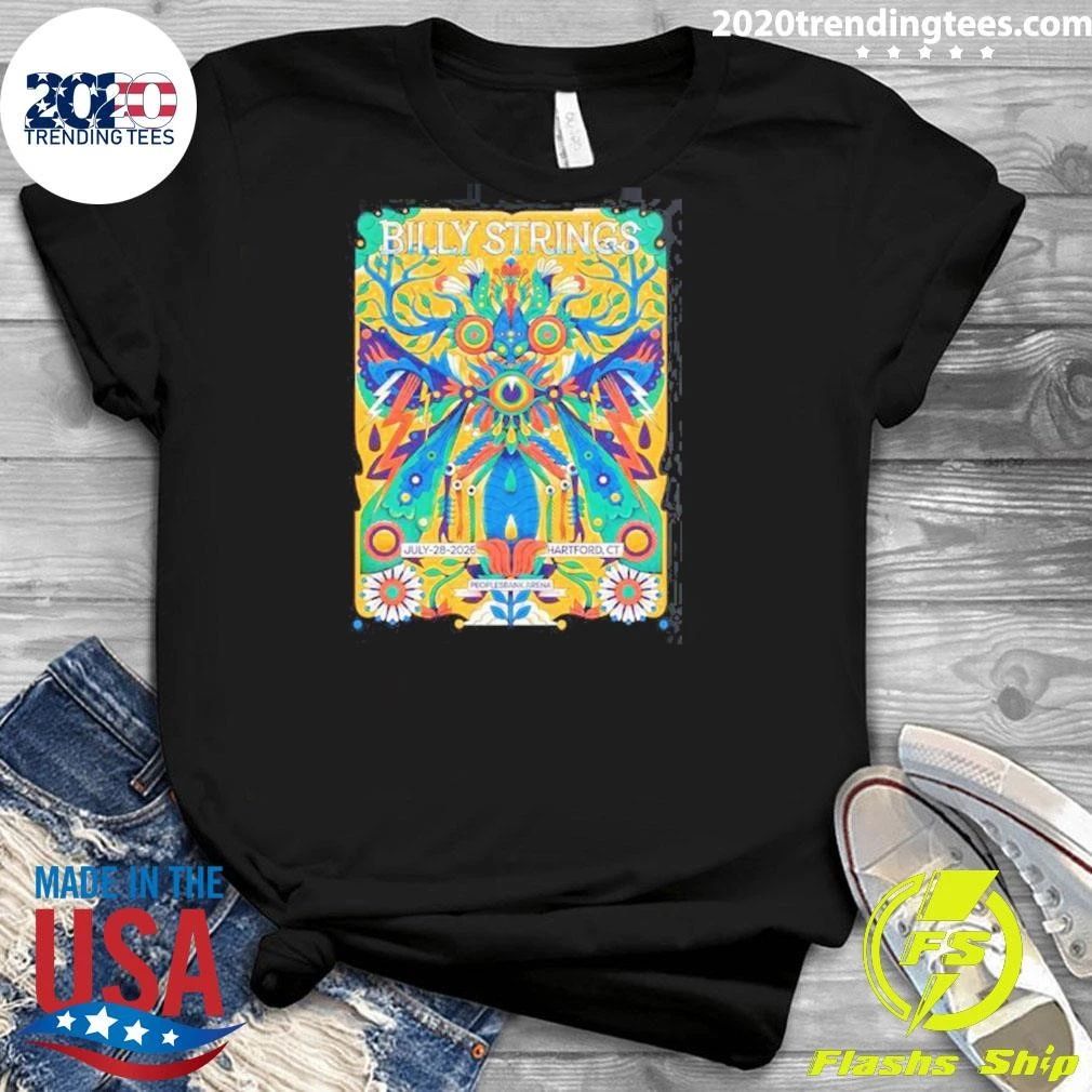 Billy Strings Hartford CT At Peoplesbank Arena On July 28 2026 Shirt