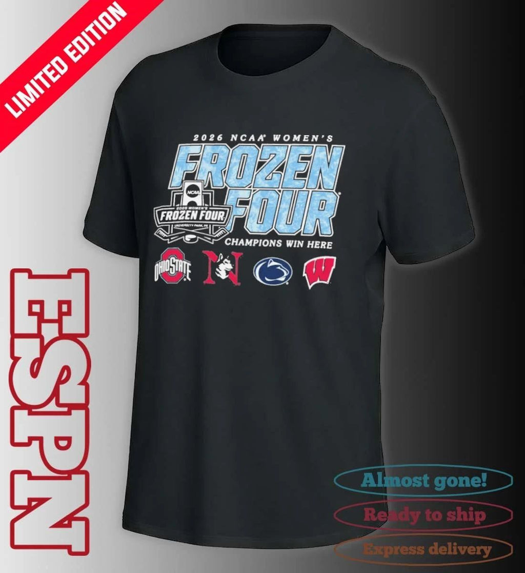 2026 National Collegiate Women’s Ice Hockey Championship – Frozen Four T-Shirt