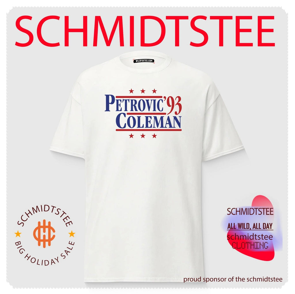 Petrović and Coleman ’93 New Jersey Nets Campaign shirt