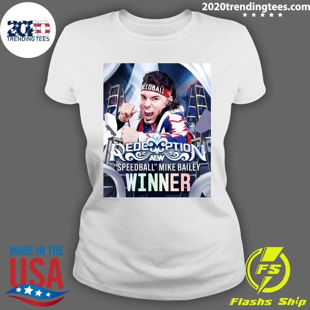 Redemption AEW Speedball Mike Bailey Winner Shirt