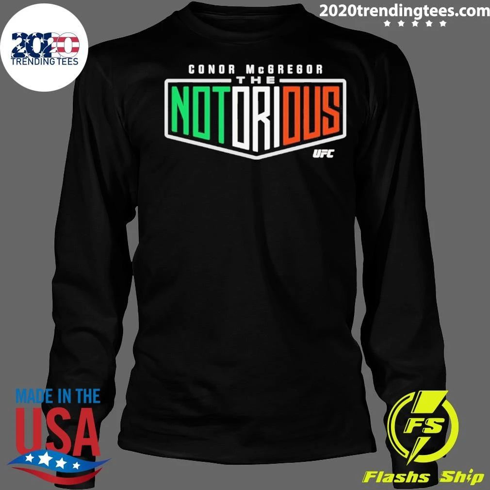 Conor Mcgregor Ufc Notorious Flag Shirt