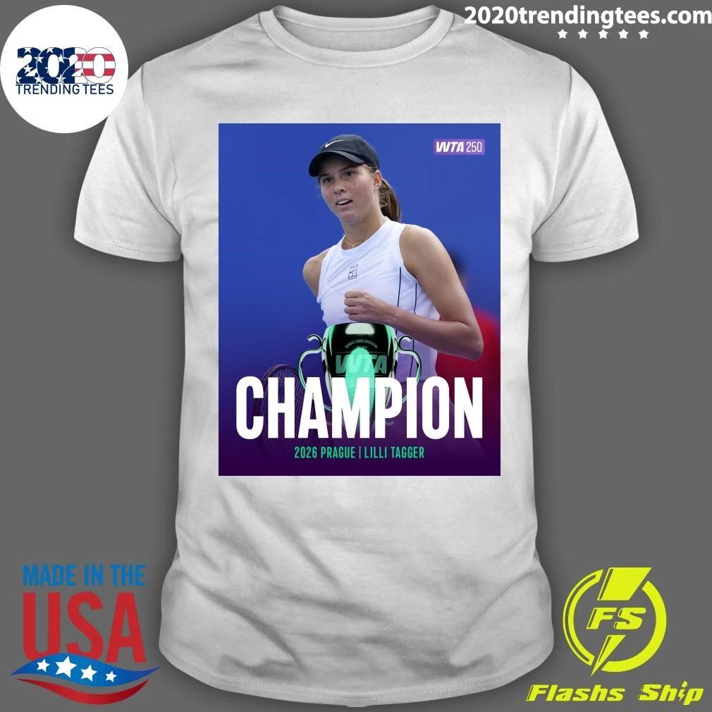 Lilli Tagger Wins Champion Pragua 2026 Poster Shirt