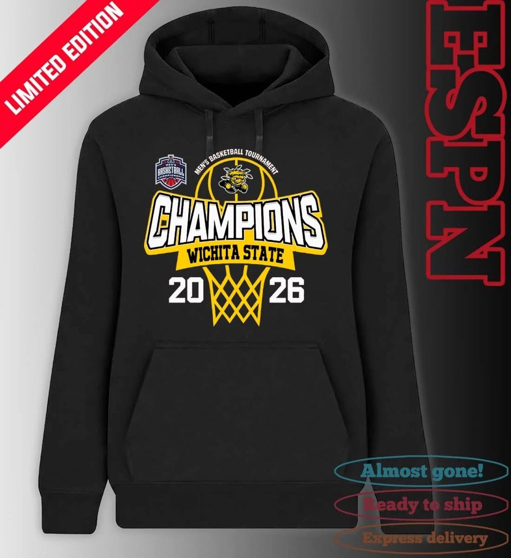Wichita State Shockers 2026 American Conference Men’s Basketball Tournament Champions Shirt