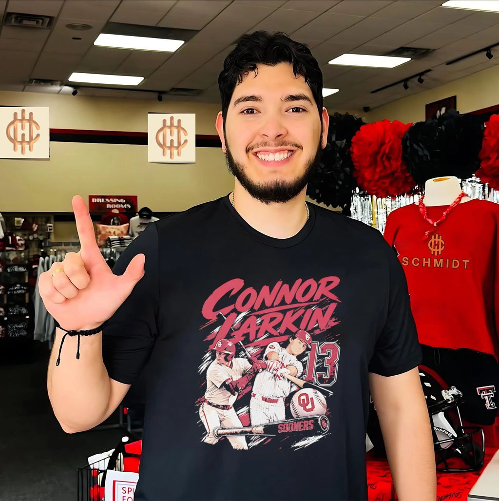 Oklahoma Sooners Connor Larkin vintage shirt