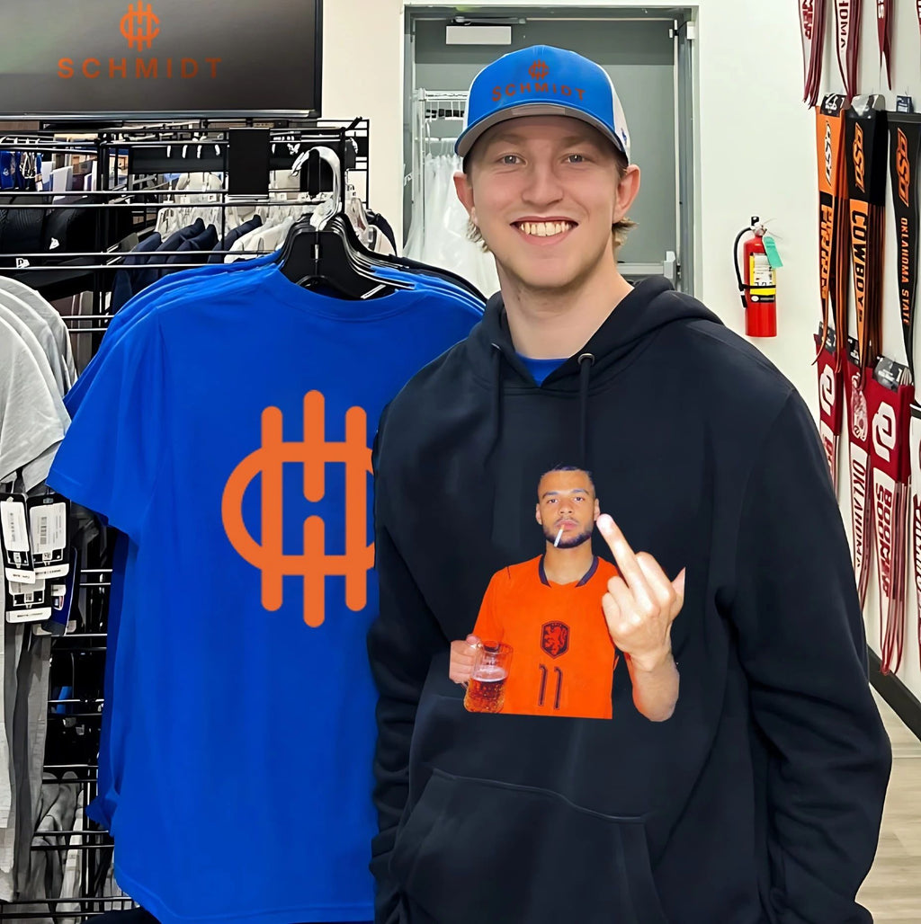 Cody Gakpo Netherlands National Football Team beer and middle finger shirt