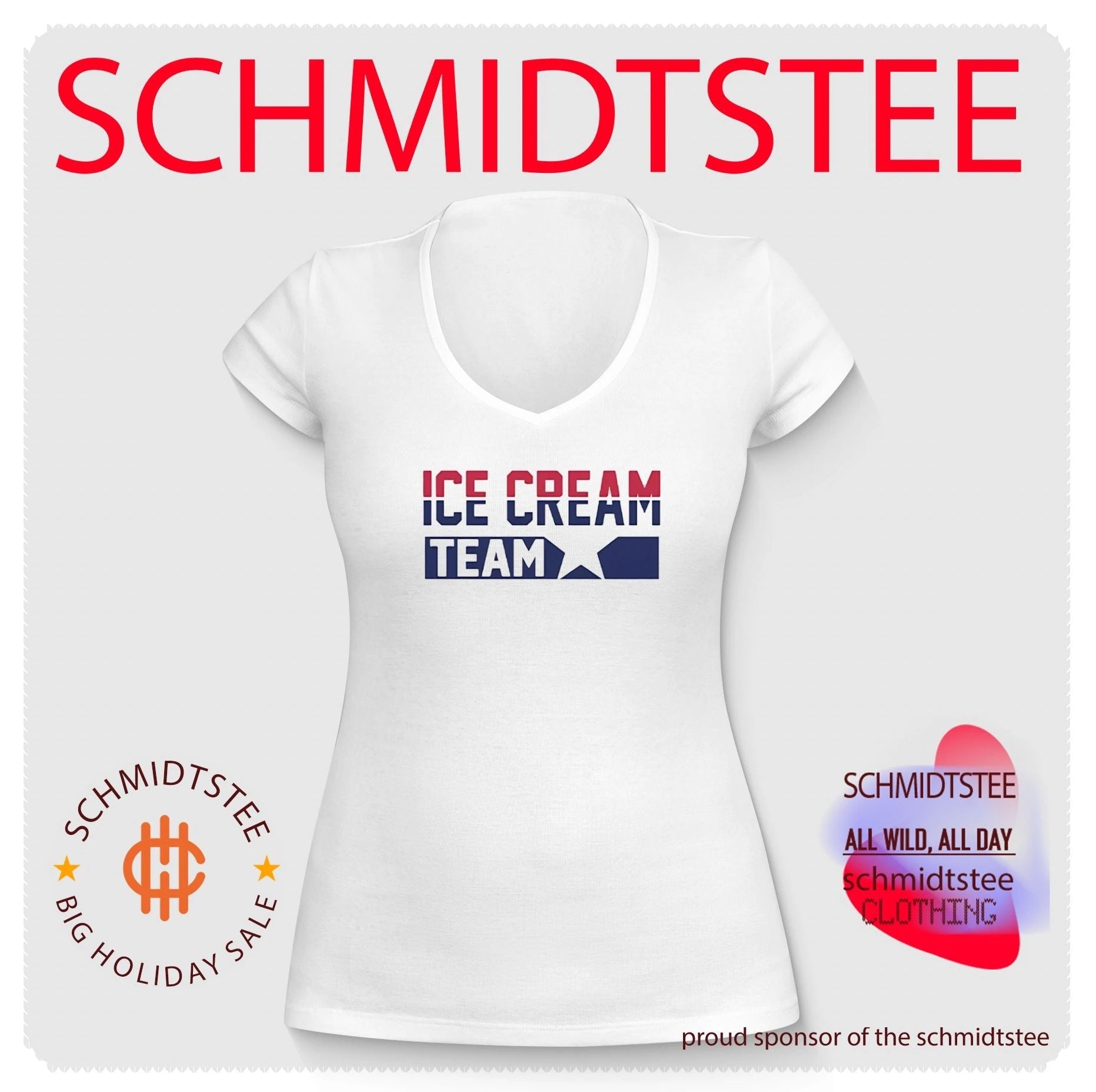ICE Cream Team logo shirt