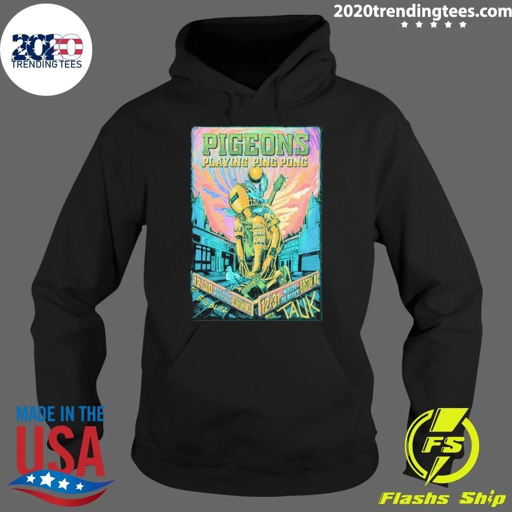 Pigeons Playing Ping Pong December 30-31 2026 In Boston MA NYE Shirt