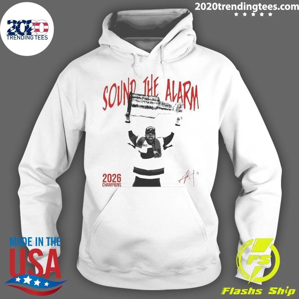 Carolina Hurricanes Stanley Cup Sound The Alarm 2026 Champions Shirt