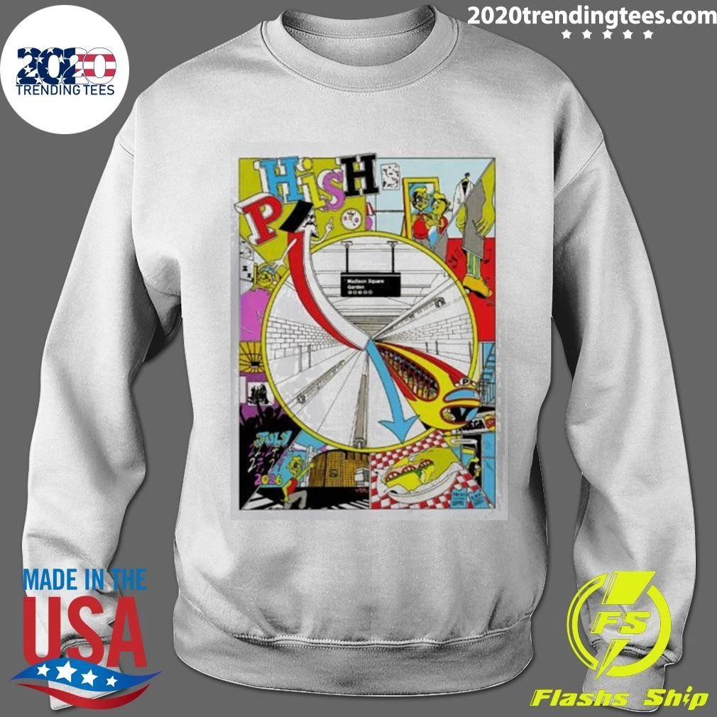 Phish Dry Goods Five Nights At Madison Square Garden New York City 2026 From July 22 To 29 2026 First Edition By Stella Murphy Shirt
