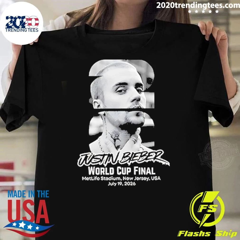 Justin Bieber World Cup Final July 19, 2026 Half Time Concert Shirt
