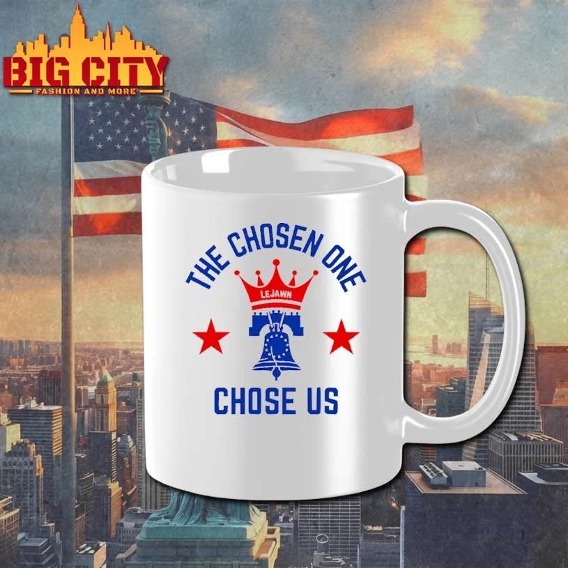 The Chosen One Chose Us Liberty Bell Crown Philadelphia Basketball Graphic Shirt