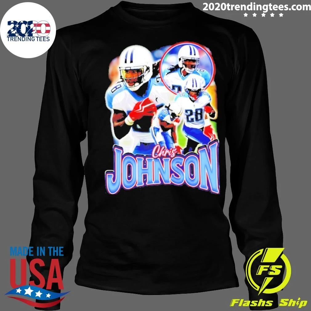 Chris Johnson Tennessee Titans 90s Bootleg Shirt