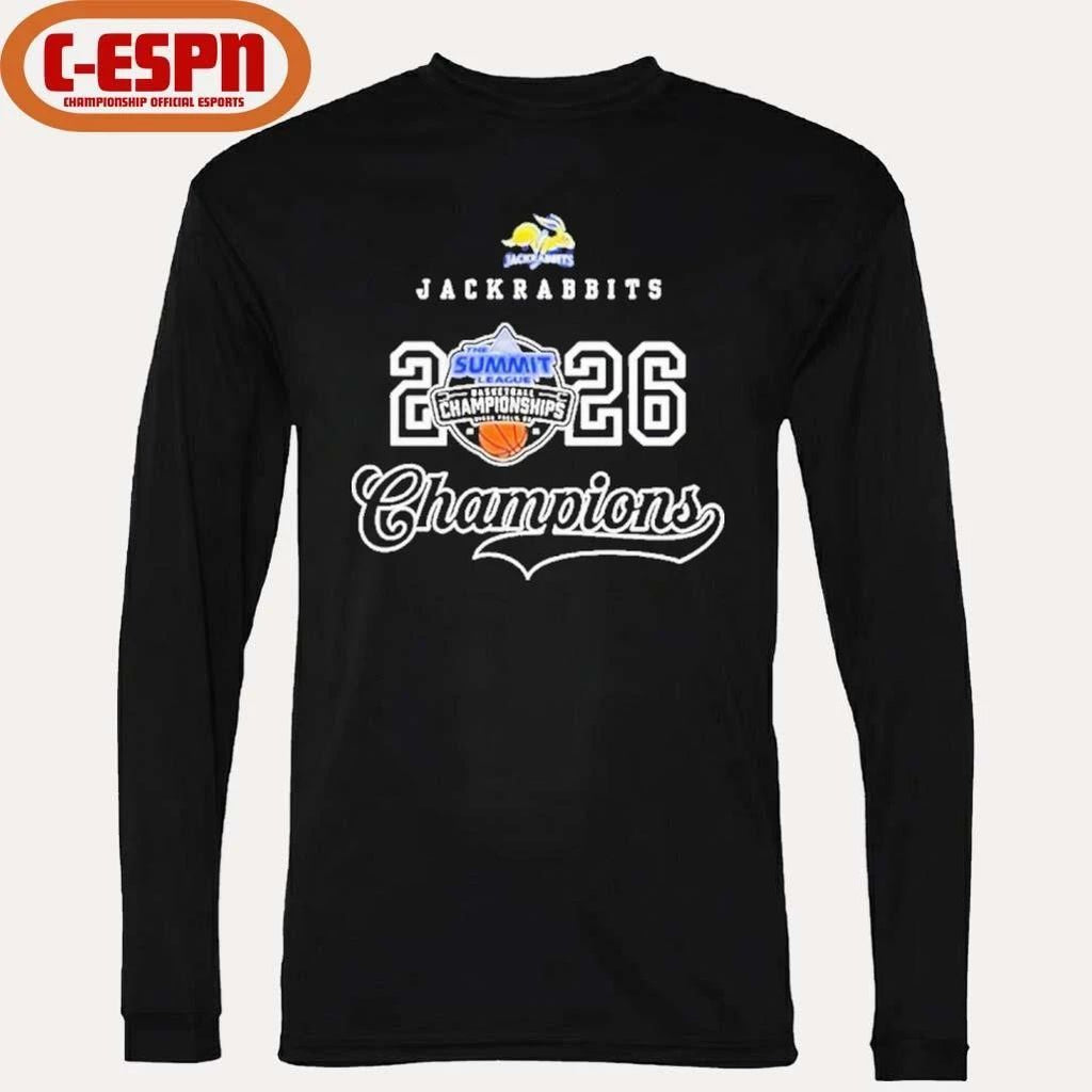 South Dakota State Jackrabbits The Summit League Champions Locker Room T-Shirt