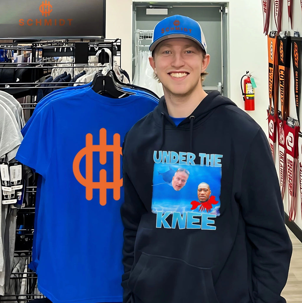 Under the Knee Shark and Crab Meme George Floyd shirt