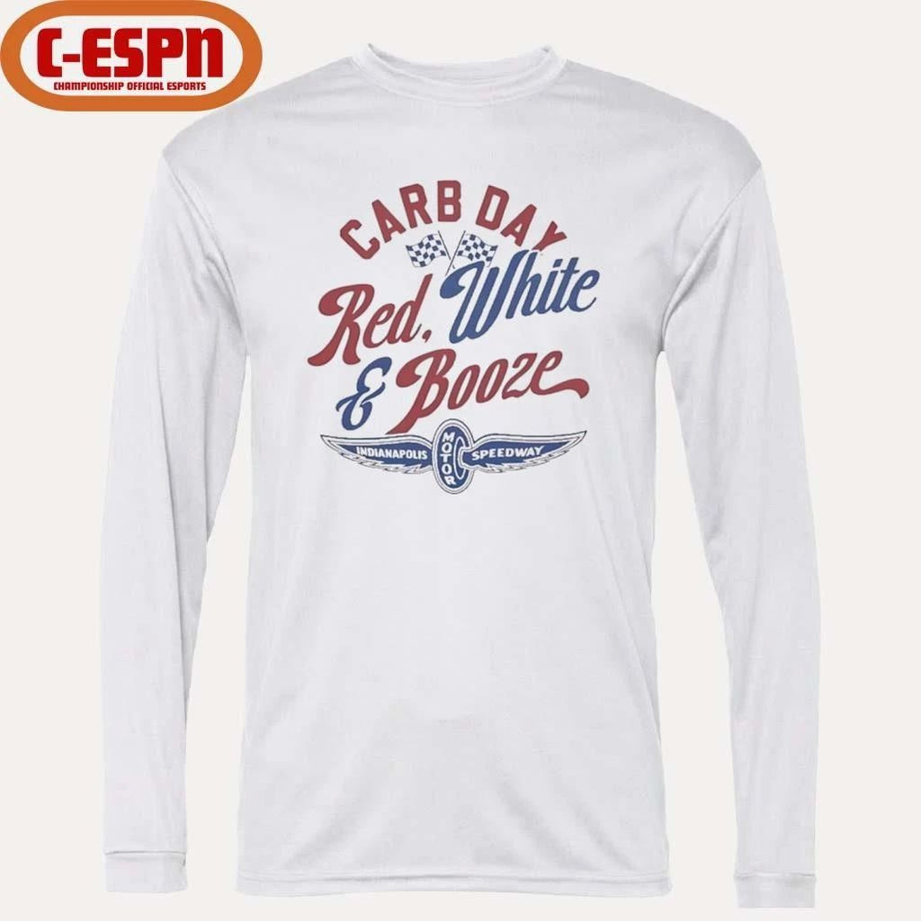 Carb Day Red White And Booze Indianapolis 2026 Shirt