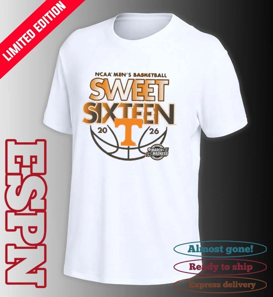 Sweet Sixteen 2026 Tennessee Men’s Basketball Shirt