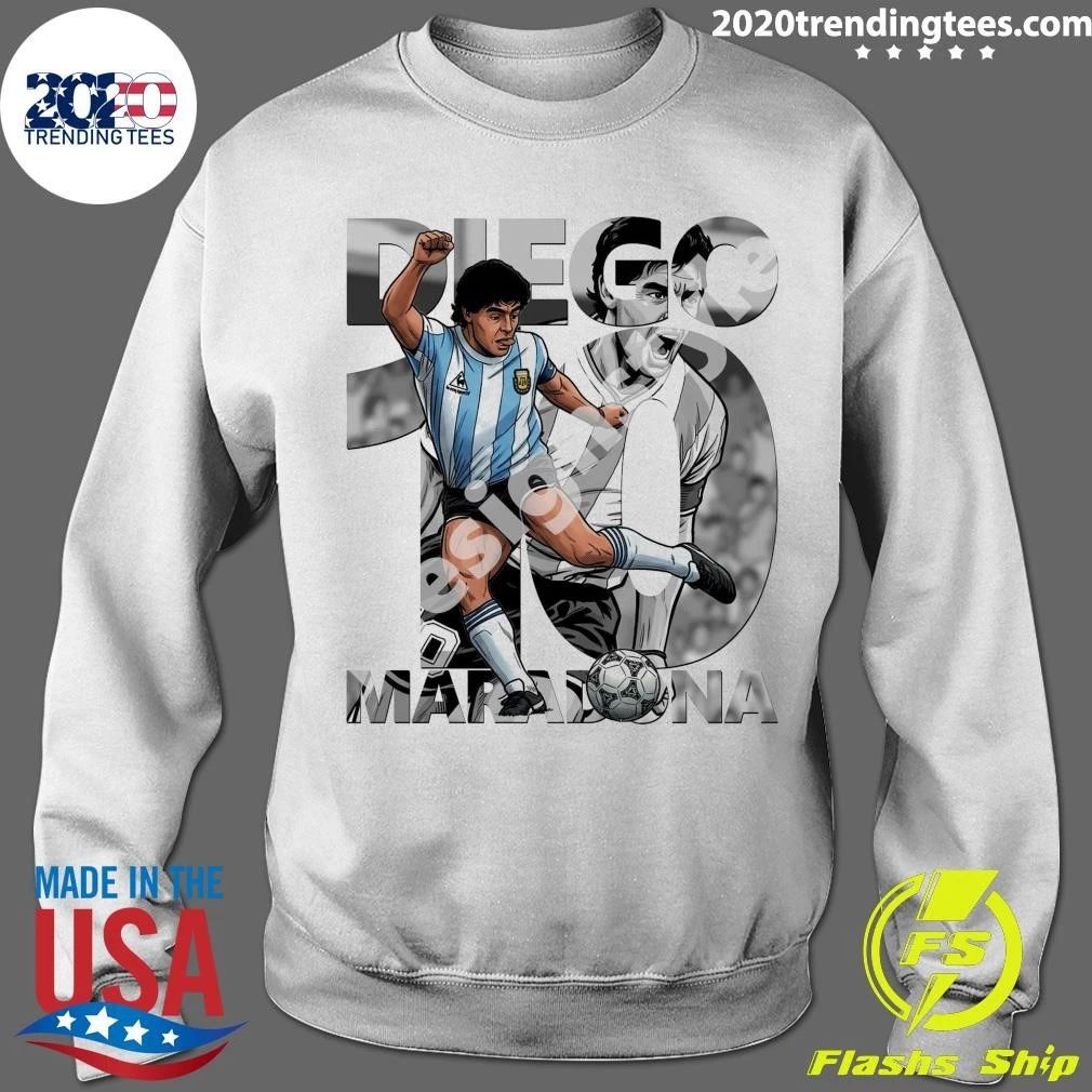 Diego Maradona Comic Graphic Tee Shirt