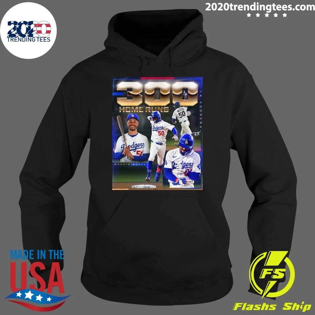 Los Angeles Dodgers 300 Home Runs For Mookie Betts Shirt