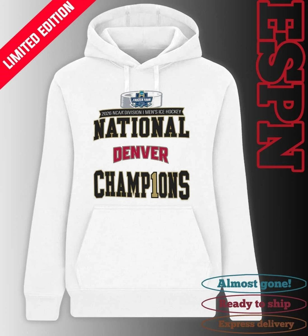 Men’s Frozen Four National Champions Denver Pioneers-Shirt