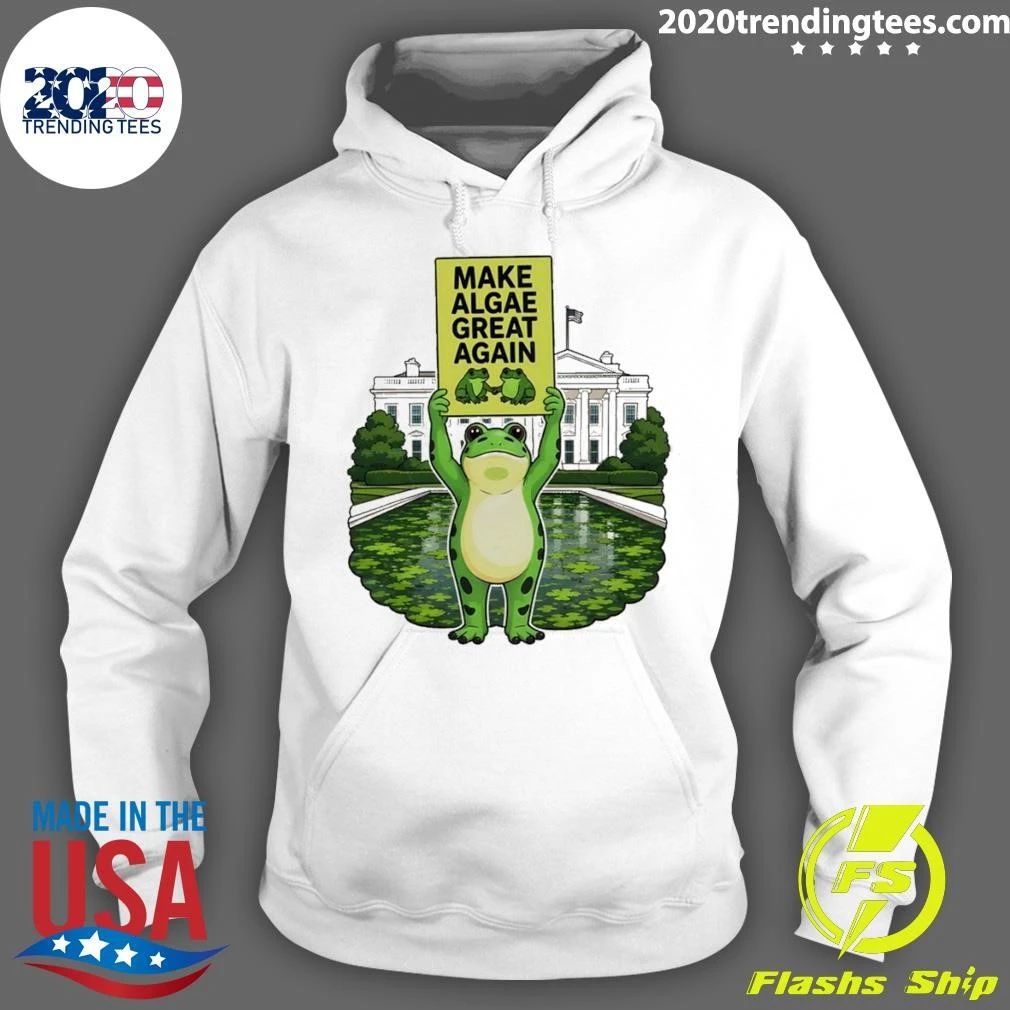 Frogs Team Algae Fdt Make Algae Great Again Patriotic White House 2026 Shirt