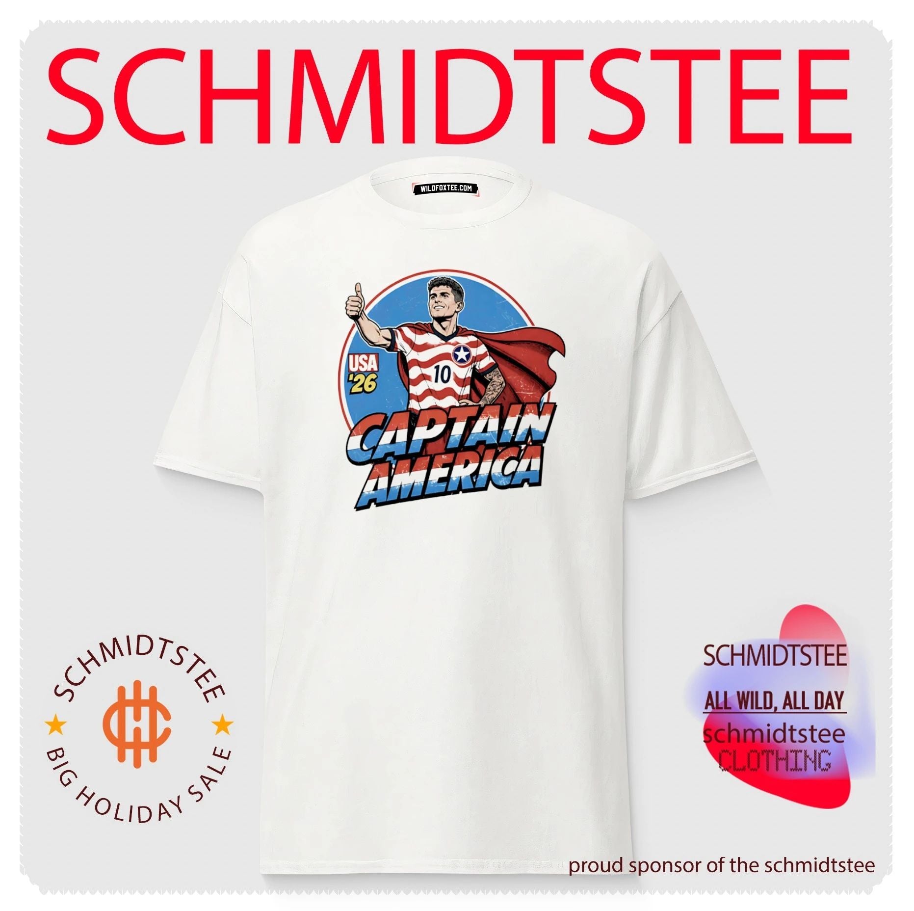 Captain America USA ’26 World Cup Fifa shirt