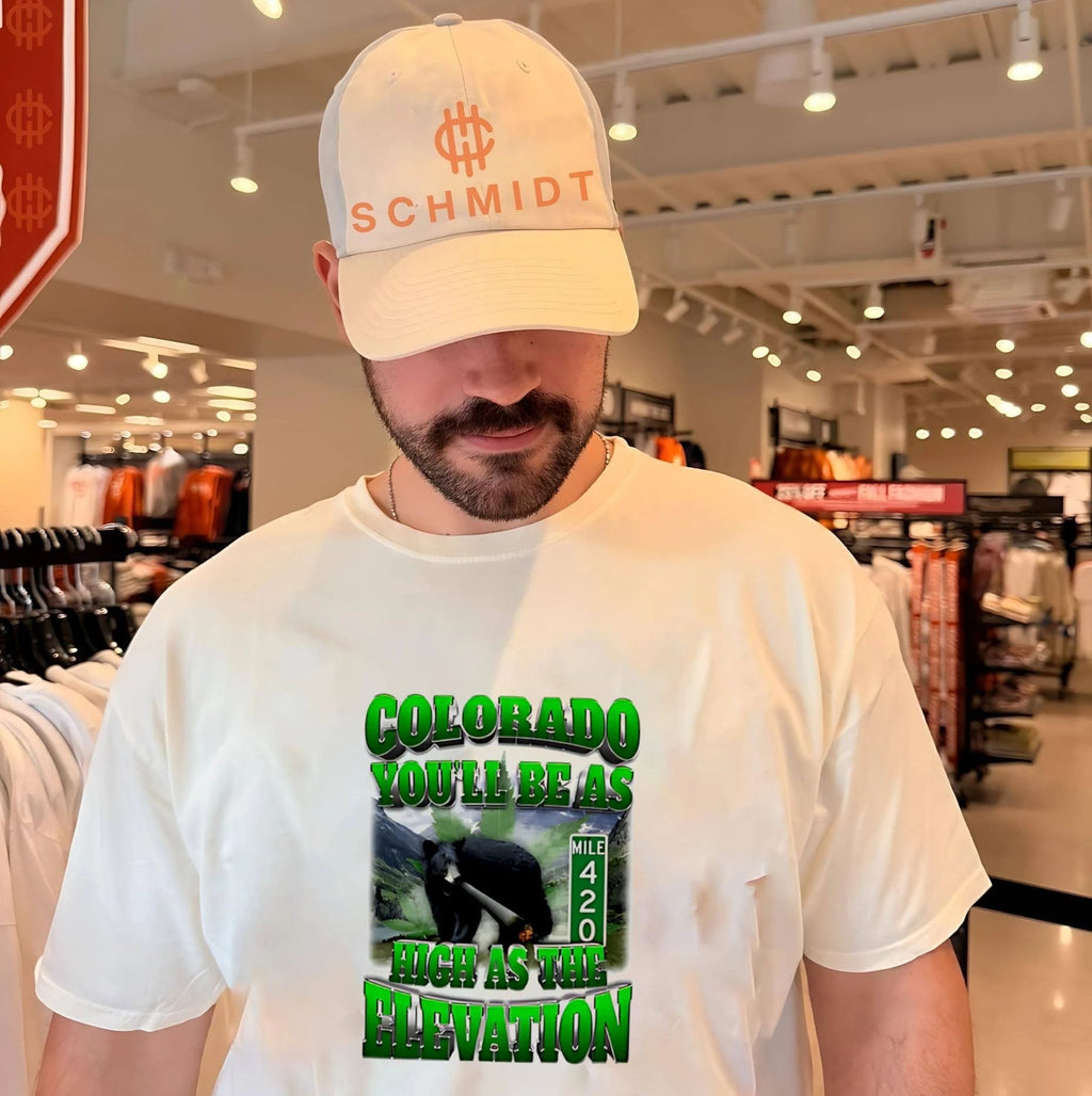Colorado you’ll be as high as the elevation mile 420 graphic shirt