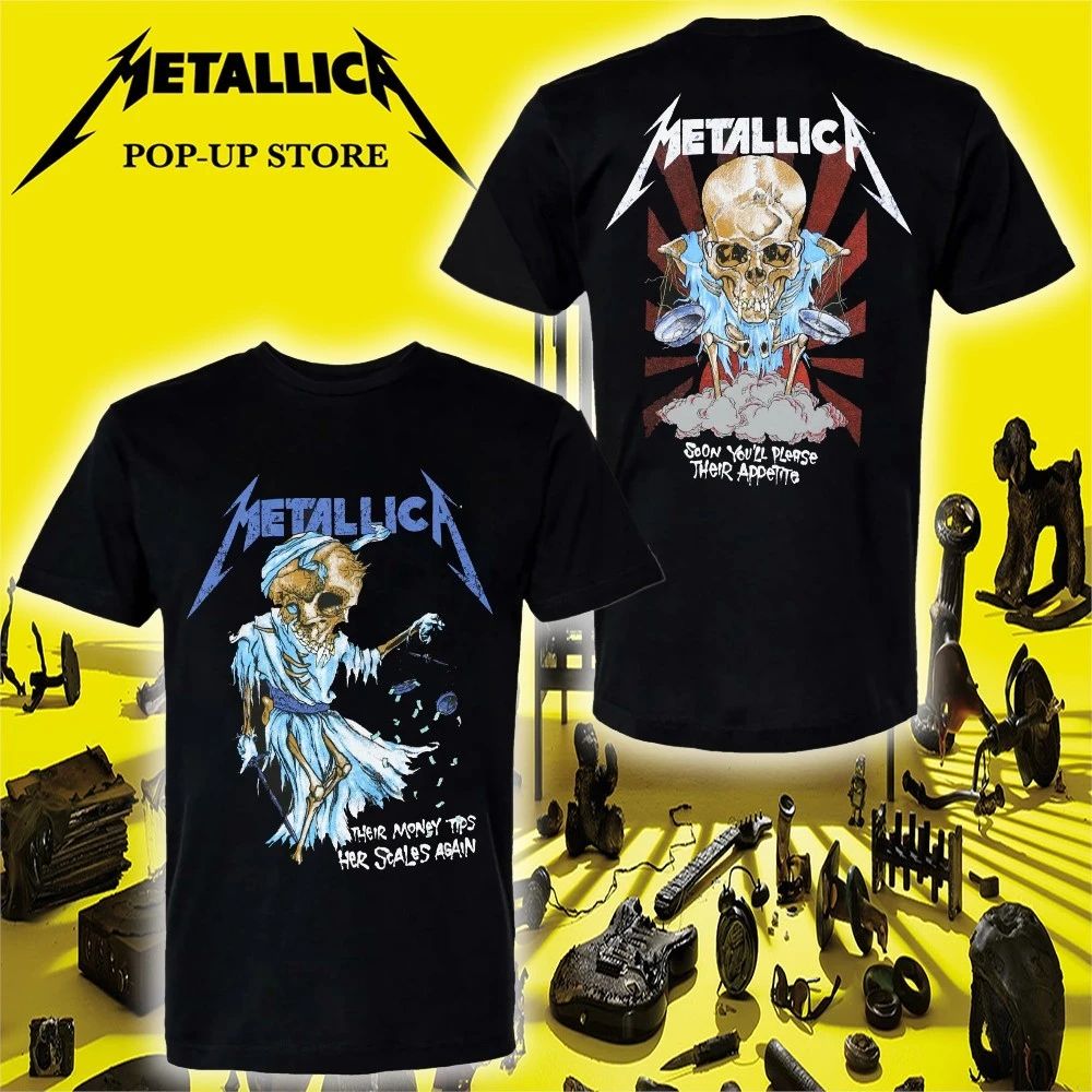Metallica Pop-up Store M72 European World Tour 2026 Doris Shirt