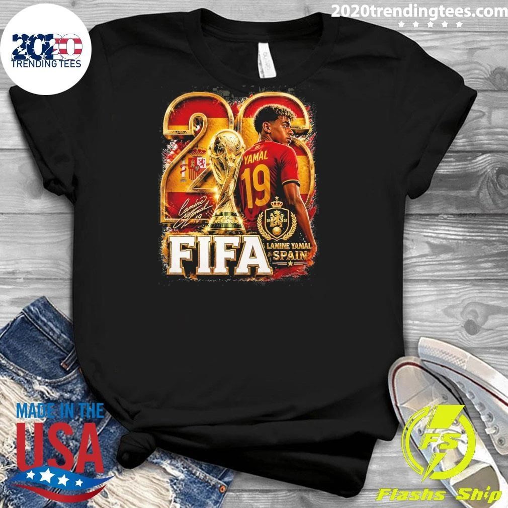 Lamine Yamal Spain Football World Cup 2026 Sublimation Vintage Shirt